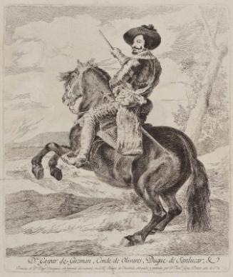 Don Gaspar de Guzmán, Count-Duke of Olivares, on Horseback