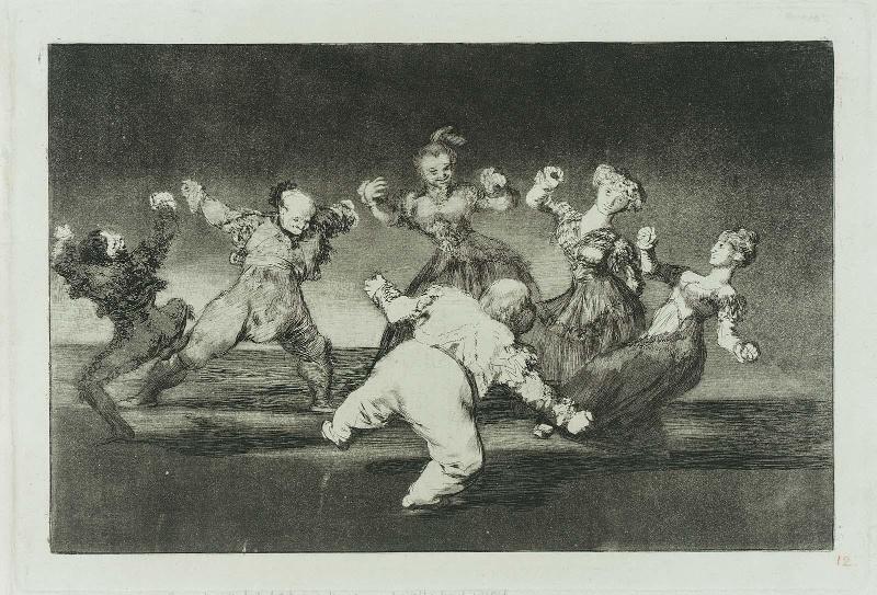 Disparate Alegre (Merry Folly); from the "Disparates" series, (published as Los Proverbios), plate 12