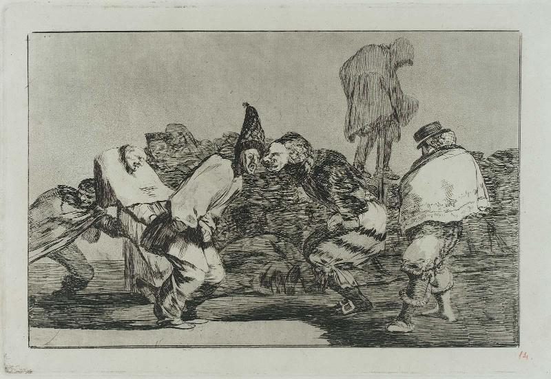 Disparate de Carnabal (Carnival Folly); from the "Disparates" series, published as Los Proverbios,  plate 14
