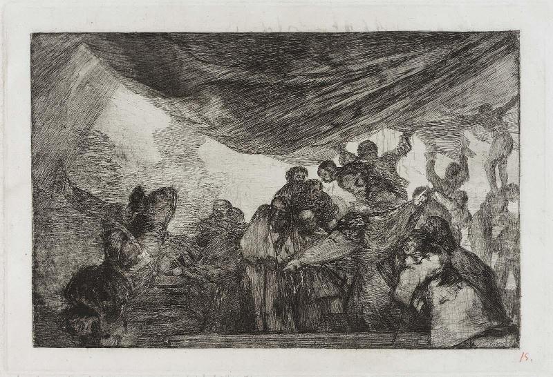 Disparate Claro (Evident Folly); from the "Disparates" series, published as Los Proverbios, plate 15