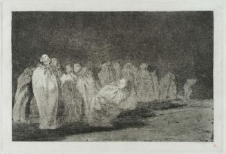 Men in Sacks (Los Ensacados); from the "Disparates" series, published as Los Proverbios, plate 8
