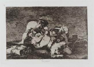 Tampoco. (Nor do these); from "Los Desastres de la Guerra" (Disasters of War), plate 10