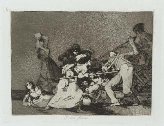 Y son fieras. (And they are wild beasts); from "Los Desastres de la Guerra" (Disasters of War), plate 5