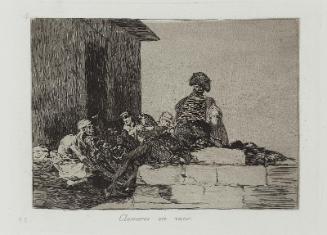 Clamores en vano. (Vain laments); from "Los Desastres de la Guerra" (Disasters of War), plate 54