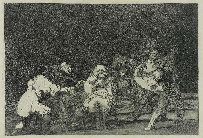 Man Being Mocked; from the "Disparates" series, plate 17