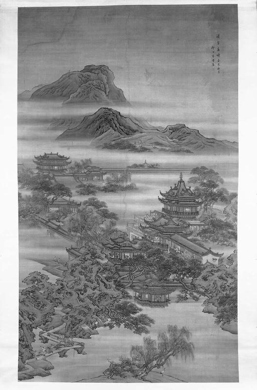 Han palace in spring