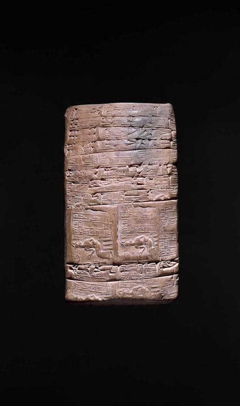 Tablet with cuneiform inscription