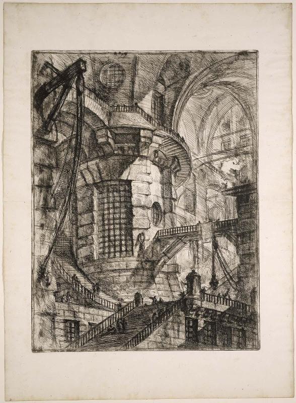 The Round Tower (Plate III of the Second Edition, Second Issue, of the Carceri)