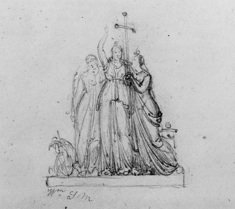 Three Women with Cross