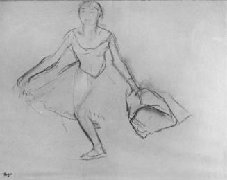 Dancer with a Bouquet Taking a Bow (Danseuse au bouquet saluant)