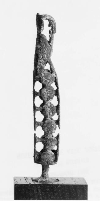 End of a pin or a plug