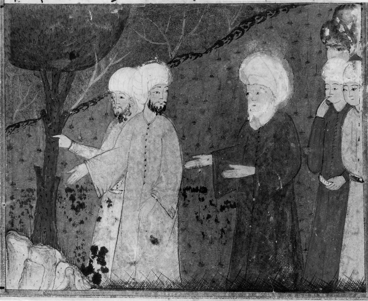 Illustration from a "Humayunnama," a Turkish version of Bidpai's Fables