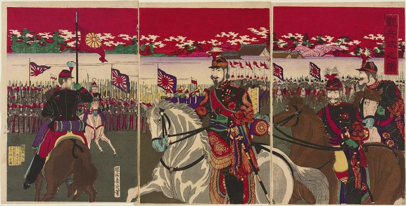 Illustration of a Military Review (Kanpeishiki no zu)