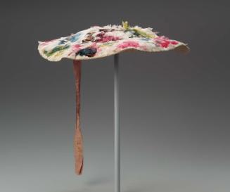 Woman's feather hat (bergère)