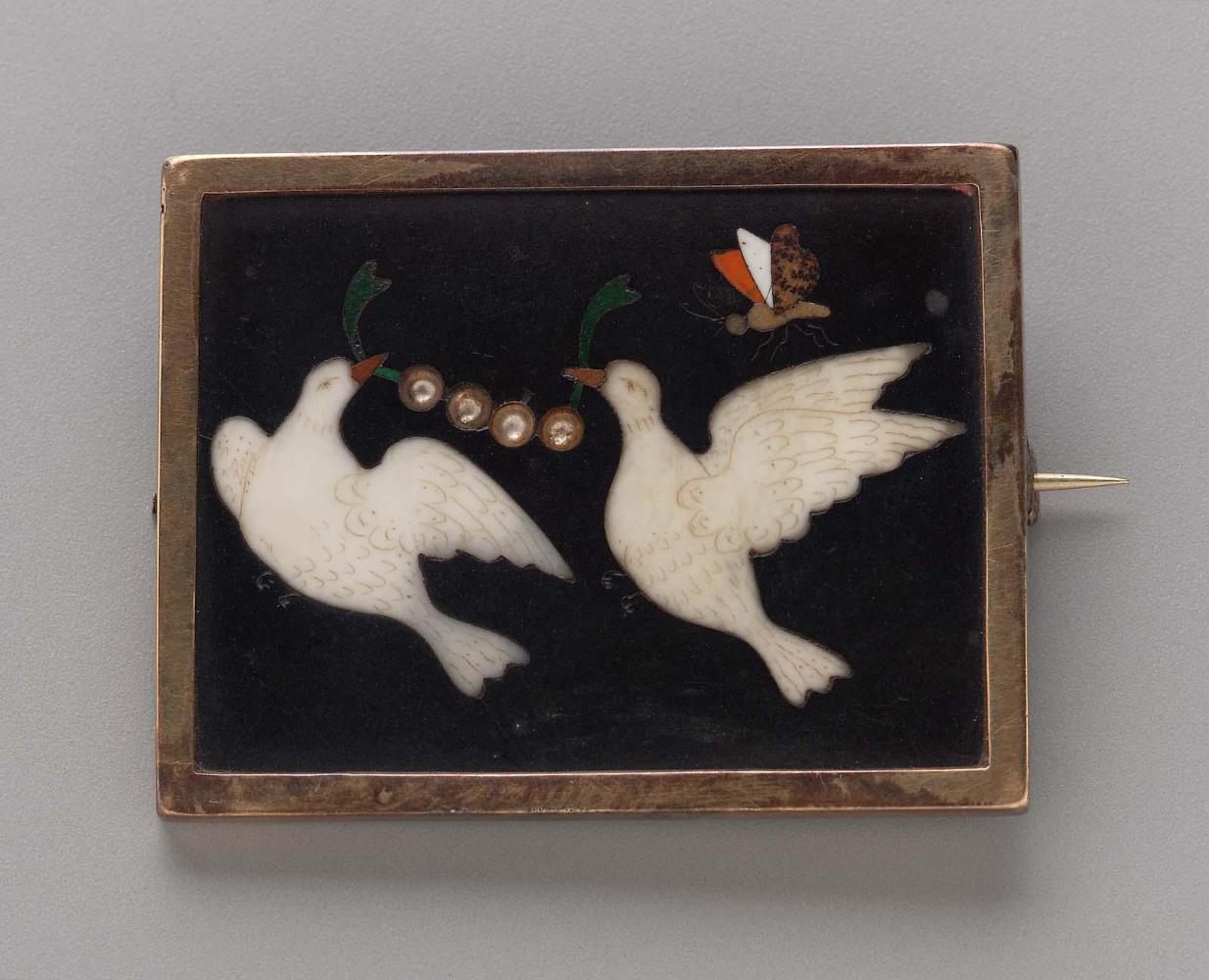 Doves of Pliny brooch