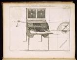 Restricted: For reference only, Cylinder Desk and Bookcase