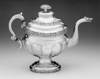 Teapot (part of three-piece presentation tea service)