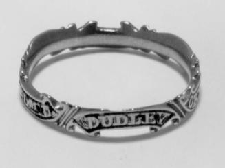 Gold mourning ring