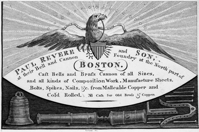 Trade Card for Paul Revere & Son