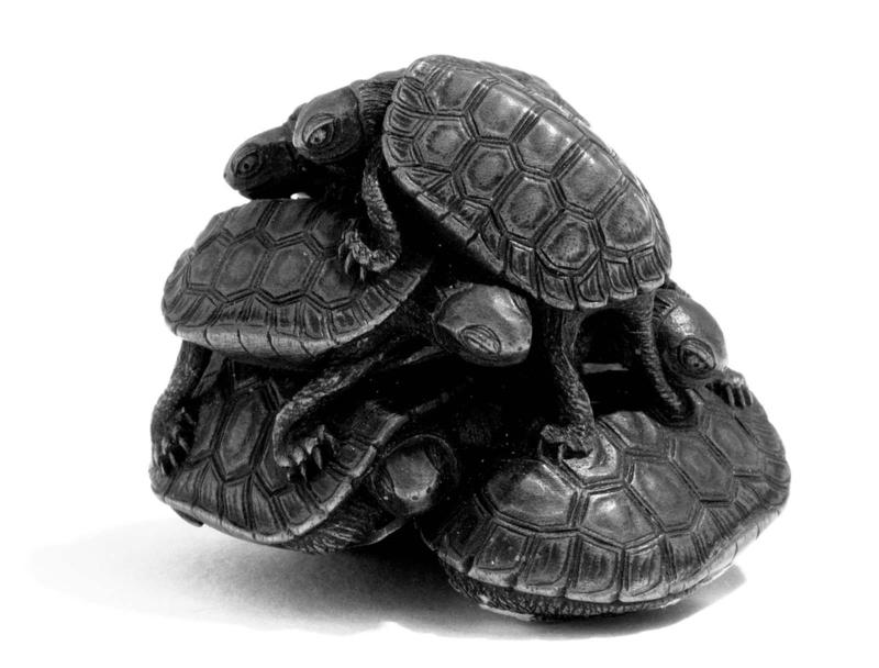 7 Turtles Stacked