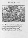 Page with Moses and daughters of the priest of Midian