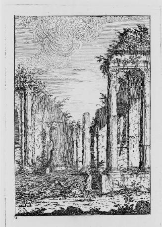 Plate 3 of Buildings in the Style of the Greeks, Romans, and Etruscans