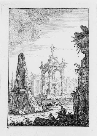 Plate 4 of Buildings in the Style of the Greeks, Romans, and Etruscans