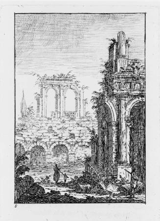 Plate 5 of Buildings in the Style of the Greeks, Romans, and Etruscans