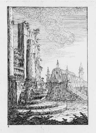 Plate 6 of Buildings in the Style of the Greeks, Romans, and Etruscans