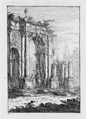 Plate 7 of Buildings in the Style of the Greeks, Romans, and Etruscans