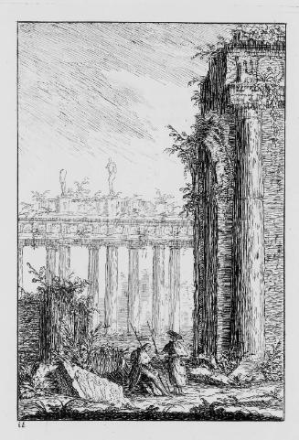 Plate 11 of Buildings in the Style of the Greeks, Romans, and Etruscans