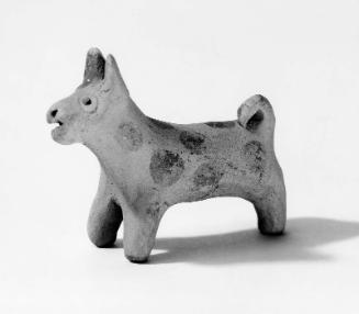 Figurine of spotted dog