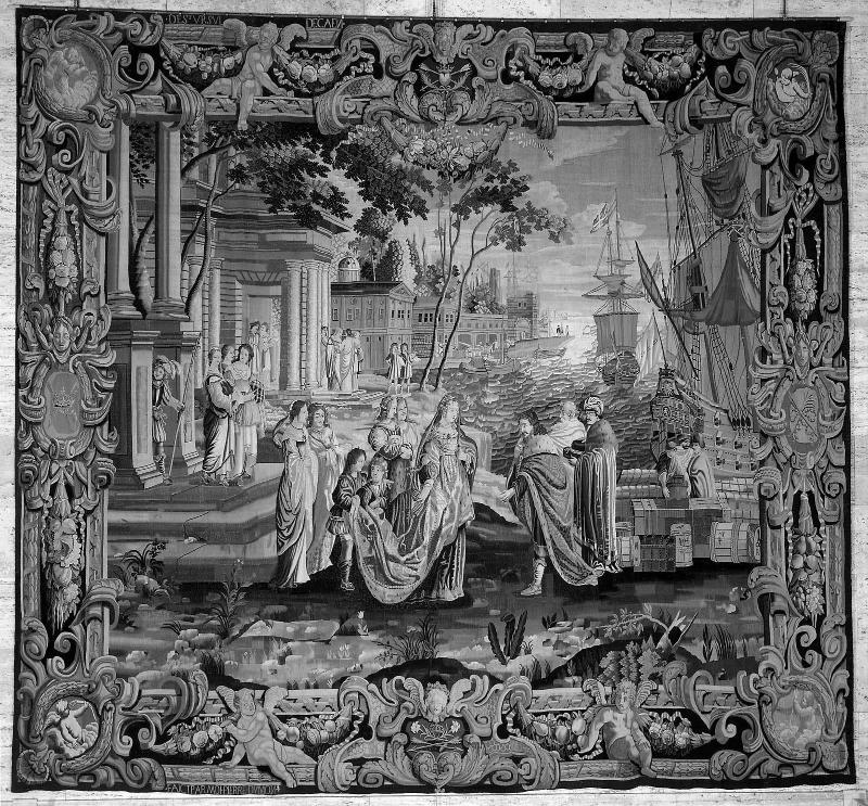 Tapestry: The Embarkation of Saint Ursula (from the series, The Story of Saint Ursula)