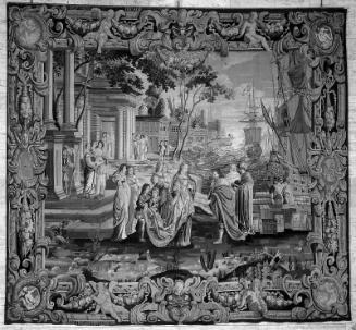 Tapestry: The Embarkation of Saint Ursula (from the series, The Story of Saint Ursula)
