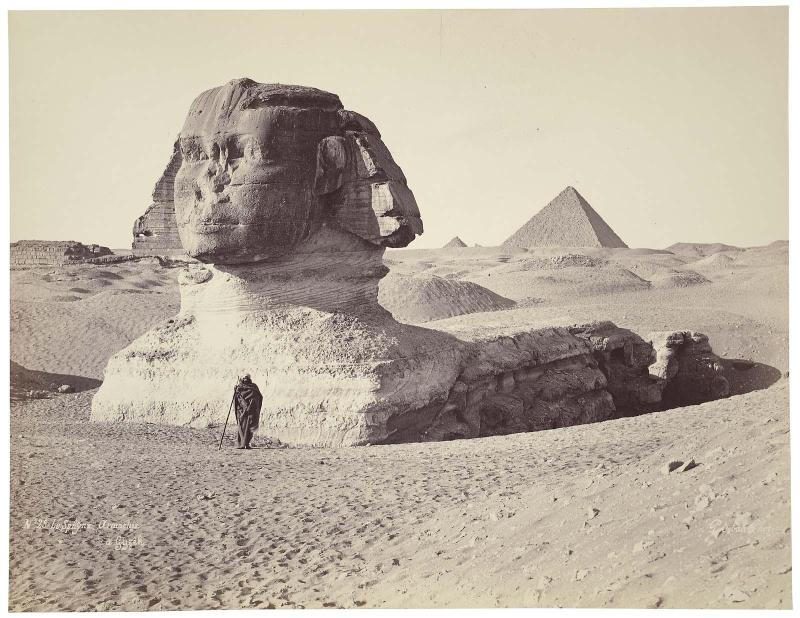 The Great Sphinx at Giza looking southwest