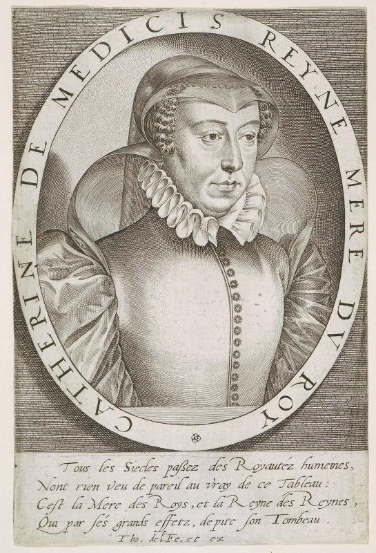 Portrait of Catherine de' Medici, Queen of France