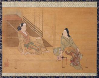 Couple Seated on a Veranda