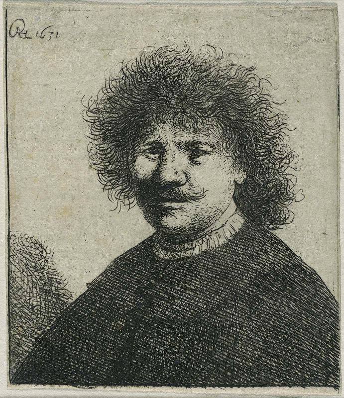 Self Portrait in a Cloak with a Falling Collar: Bust