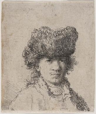 Self Portrait in a Fur Cap: Bust