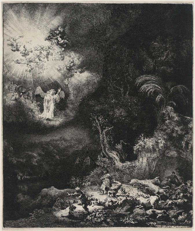 The Angel Appearing to the Shepherds