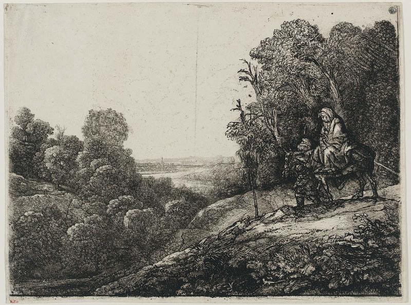 The Flight into Egypt: Altered from Segers