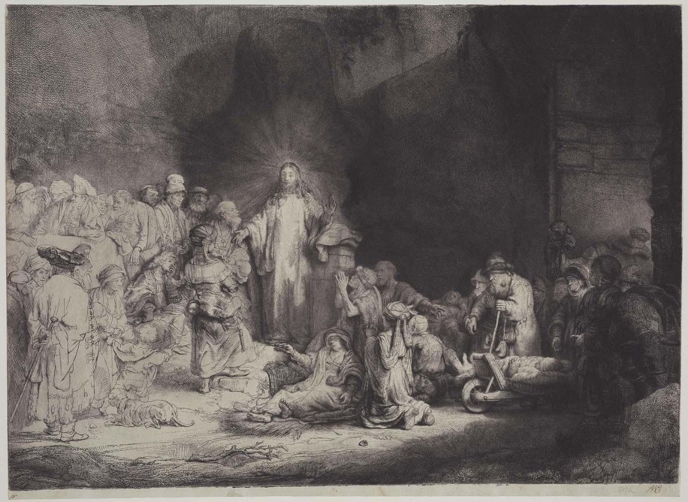 Christ Preaching (The Hundred Guilder Print)