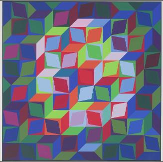 DEUTON MC, from the series of eight prints Homage to the Hexagon