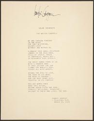 Solar Incarnate poem for Walter Chappell