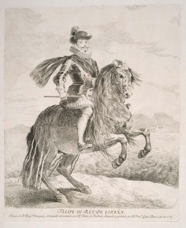 Felipe III, King of Spain, on Horseback
