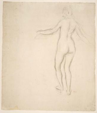 Standing Female Nude, Seen from Behind (recto and verso)