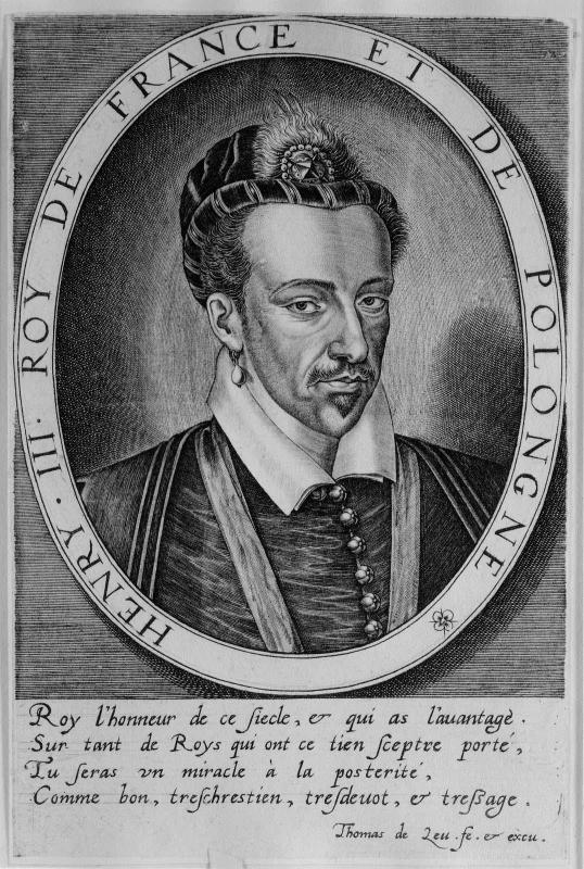 Portrait of Henry III, King of France and Poland