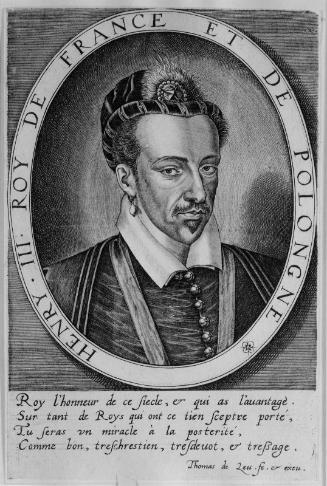 Portrait of Henry III, King of France and Poland