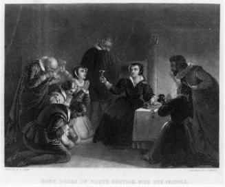 Mary, Queen of Scots, parting with her friends