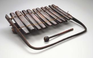 Xylophone (mbila) and one mallet